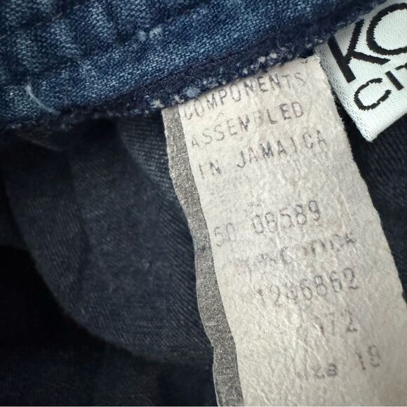 Vintage koret Denim Button-Front Skirt - Picture 6 of 6